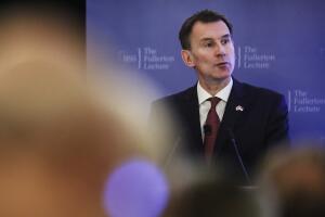 Jeremy Hunt, ministro de Asuntos Exteriores de Reino Unido.