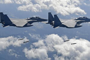 Aviones sobre Corea del Sur