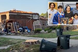 Tornado Lansing familia Magaña queda sin casa 