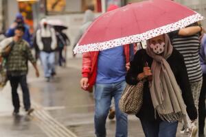 Frio e chuva em São Paulo