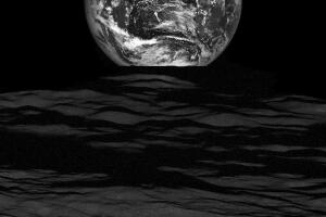 Espectaculares imágenes de la Tierra vistas desde la Luna 