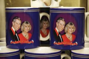 Souvenirs On Sale For Charles And Camilla Wedding