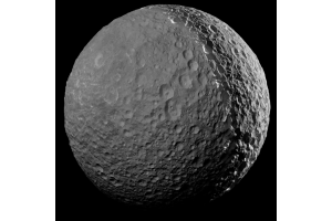 La luna mimas de Saturno 