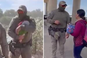 bebé inconsciente madre inmigrante Río Bravo Eagle Pass Texas