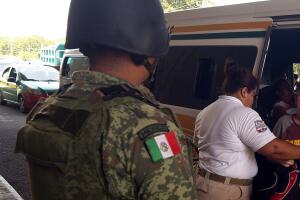 Continúan operativo de Guardia Nacional en el sureste de México