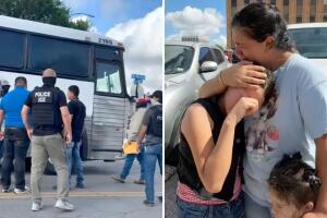 familia hondureña hispana separada inmigrantes corte san antonio texas
