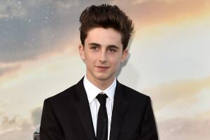 Timothée Chalamet con el cabello corto