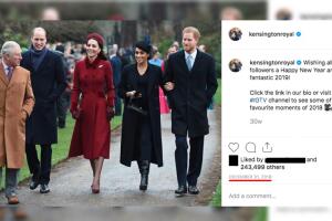 Misma foto de los duques de Cambridge