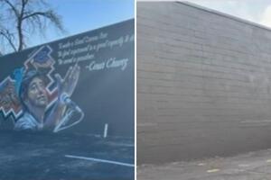 mural en honor a César Chávez