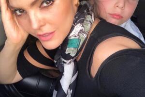 Ana Bárbara y su hijo Jerónimo