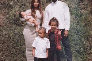 Kim Kardashian y sus hijos