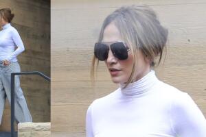 Jennifer López durante su salida este sábado 2 de noviembre.