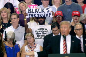 black for Trump. Negros por Trump