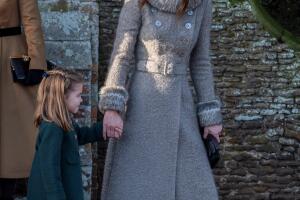 The Royal Family Attend Church On Christmas Day