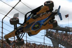 Lando Norris en el reto virtual de la IndyCar