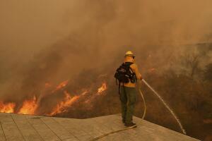 Sospechoso provoca un incendio en Los Ángeles porque disfruta el “olor de las hojas quemadas”