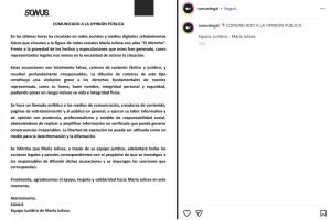 Equipo legal de María Julissa advierte acciones legales