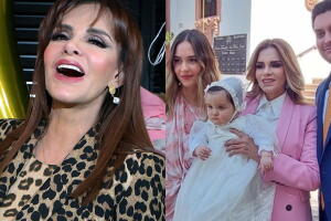 Lucía Méndez vive un "día único y especial": así fue el bautizo de su nieta 
