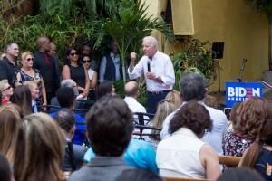 Joe Biden en Miami 
