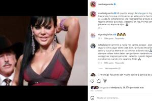 Maribel Guardia en medio de la polémica por la publicación con la que despidió a Andrés García. 