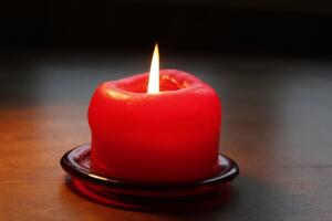 velas rojas