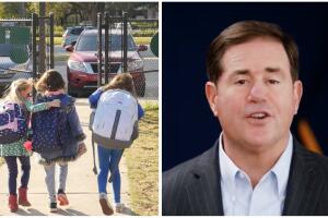 Gobernador de Arizona Doug Ducey quiere que las escuelas sigan abiertas a pesar del aumento de contagios.