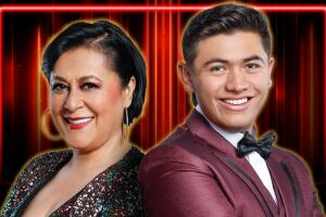 Alina Lozano y Jim Velásquez