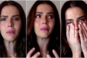 Claudia Álvarez llora entrevista 