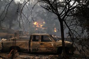 Multiple Wildfires Destroy Homes, Threaten California Wine Country