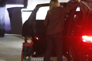 Shakira y Piqué con Sasha y Milan