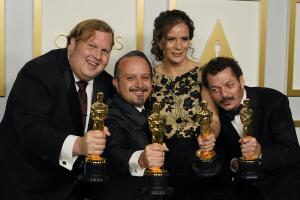 Equipo mexicano premiado en los Oscar 2021 por la película "El sonido del metal" (Sound of metal), en categoría Mejor sonido.