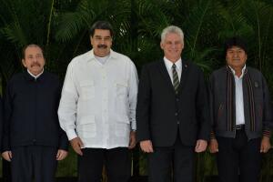 Ortega, Diaz Canel and Maduro