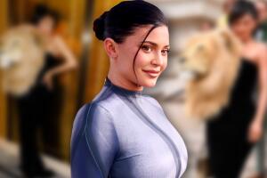 Fotos del vestido de león de Kylie Jenner en París: así lució
