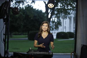 La reportera de CNN en la Casa Blanca Kaitlan Collins.