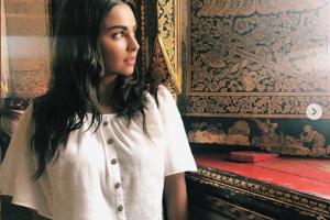 Claudia Martin viajó a Tailandia