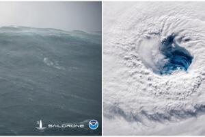 Saildrone, aparato para ayudar a recolectar datos de un huracán