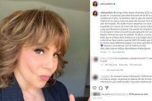 Verónica del Castillo causó polémica con este mensaje de condolencias por la muerte de Rebecca Jones.