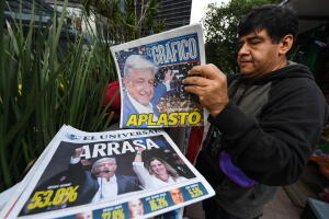 MEXICO-ELECTION-NEWSPAPER