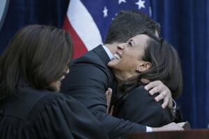 Kamala Harris, Douglas Emhoff, Tani Cantil-Sakauye