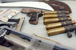 TSA Displays Contraband AT JFK Airport In New York