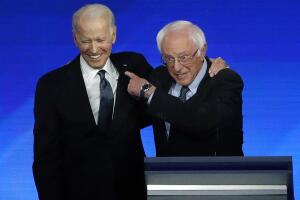Sanders y Biden 