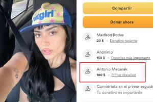 Entre los donativos que aparecen para Isabella Mebarak aparece uno a nombre de Antonio Mebarak. No queda claro si sería 'Tonino', el inseparable hermano de Shakira.