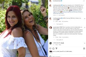 Mónika Sánchez y su hermana Yovanka