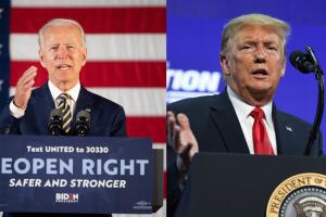 Joe Biden y Donald Trump