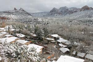 Sedona, un pequeño pueblo al norte de Arizona que se viste de blanco