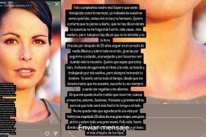 Este es el conmovedor mensaje que José Emilio Levy le dedicó a su fallecida madre, Mariana Levy, en el que sería su cumpleaños 59. 