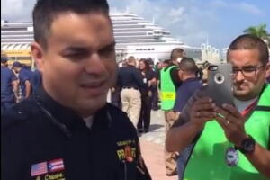 Ferry que viajaba de Santo Domingo a Puerto Rico se incendió