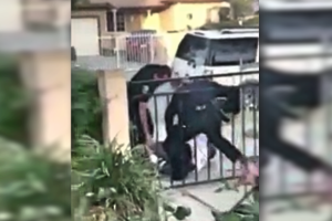 Golpiza policías de Santa Ana