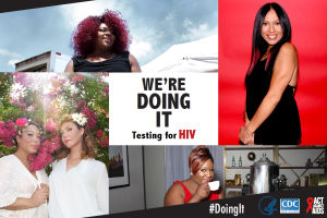 We're doing it - testing for HIV
