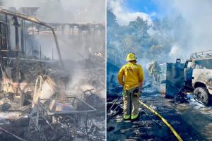 Mujer en silla de ruedas pierde la vida en incendio de casa rodante en Calabasas